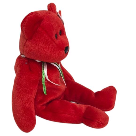 Ty Osito Teddy Bear Mexico Retired Beanie Baby Stuffed Animal Plush Toy 6" - Picture 6 of 8